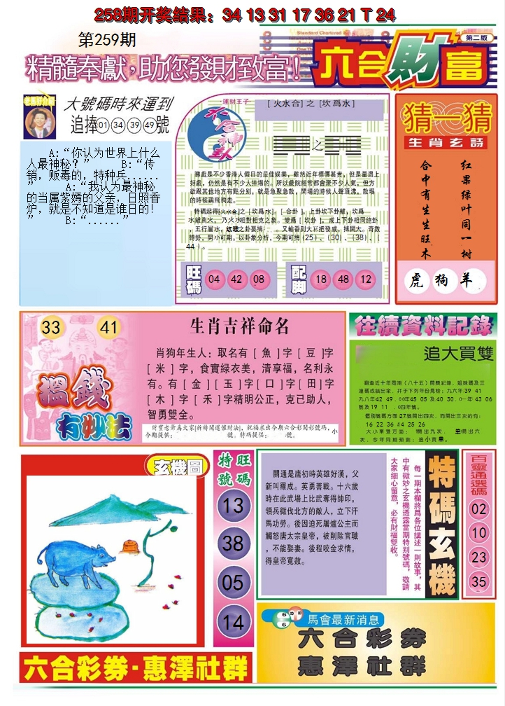 2024259期六合财富B