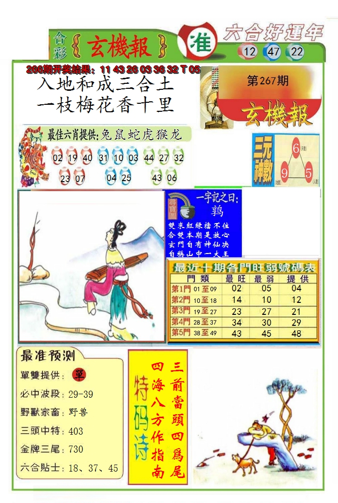2024267期九龍玄机报(推荐)