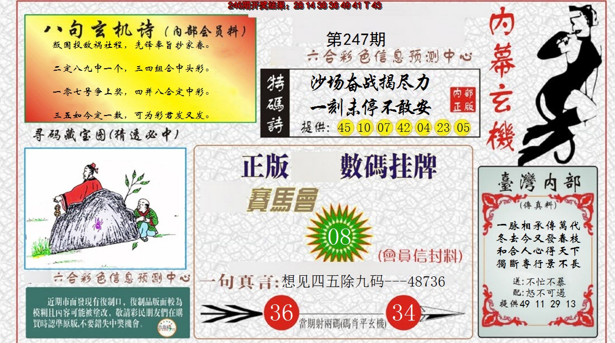 2024247期内幕玄机报