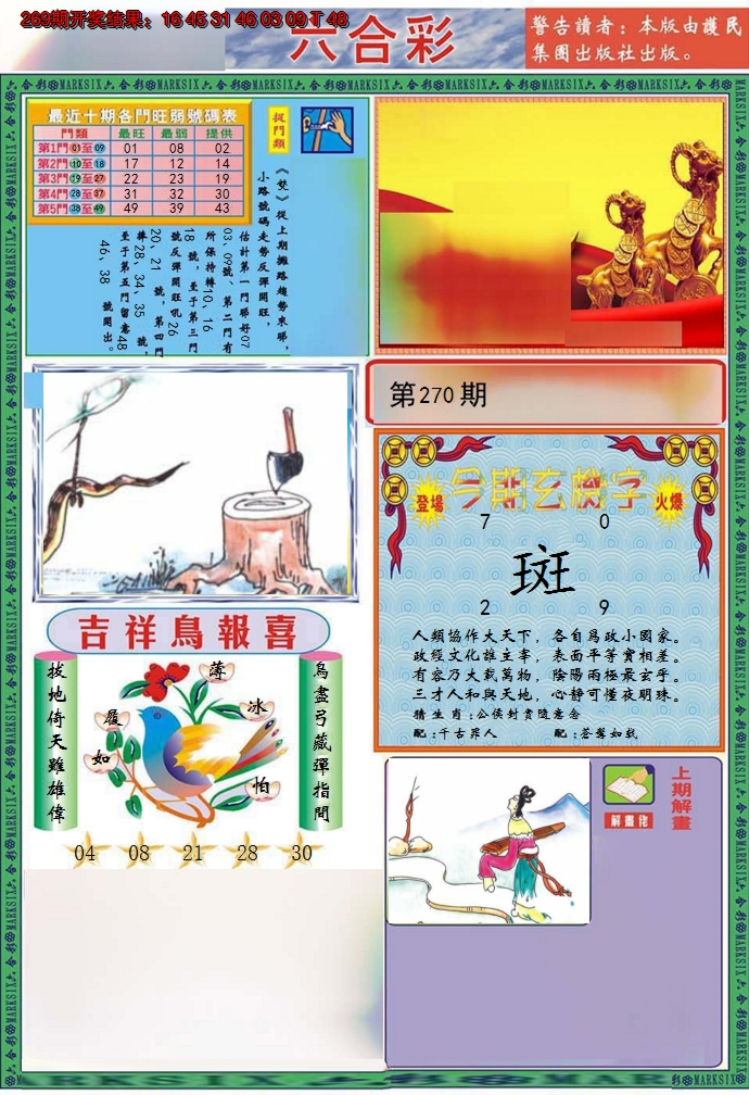 2024270期九龍2011A(推荐)