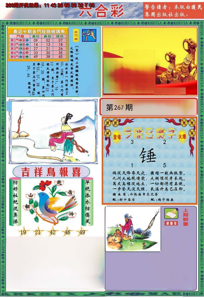 2024267期九龍2011A(推荐)