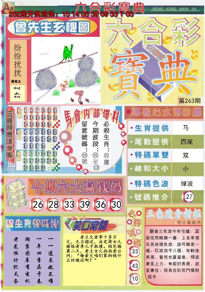 2024263期六合宝典A