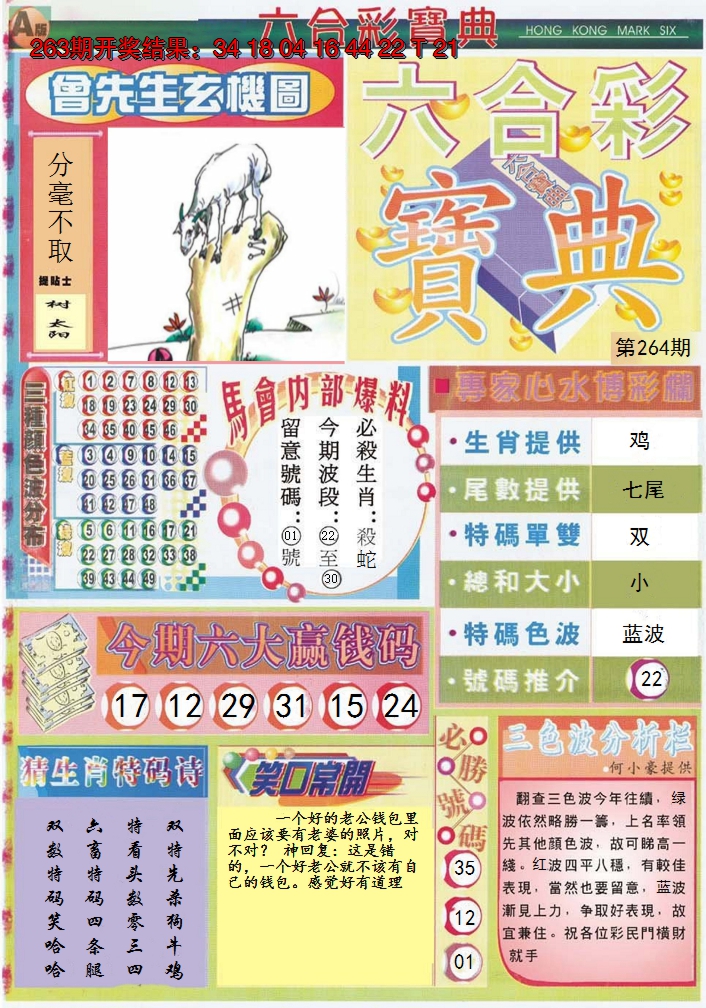 2024264期六合宝典A