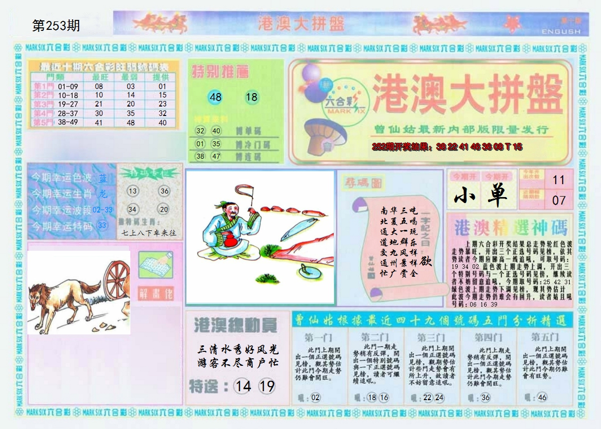 2024253期港澳大拼盘A