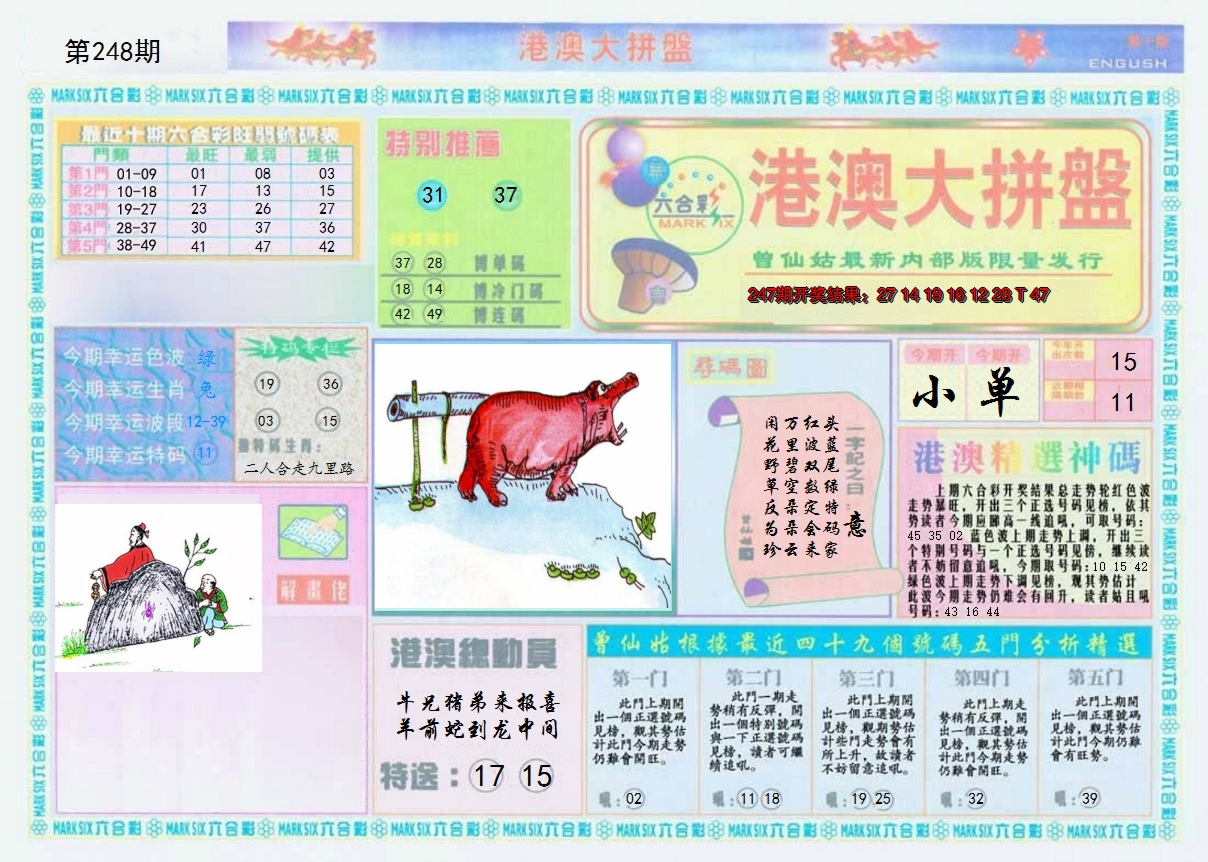 2024248期港澳大拼盘A