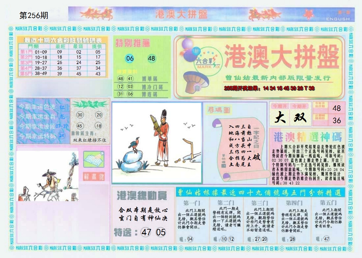 2024256期港澳大拼盘A