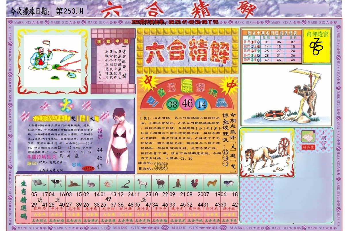 2024253期六合精解A