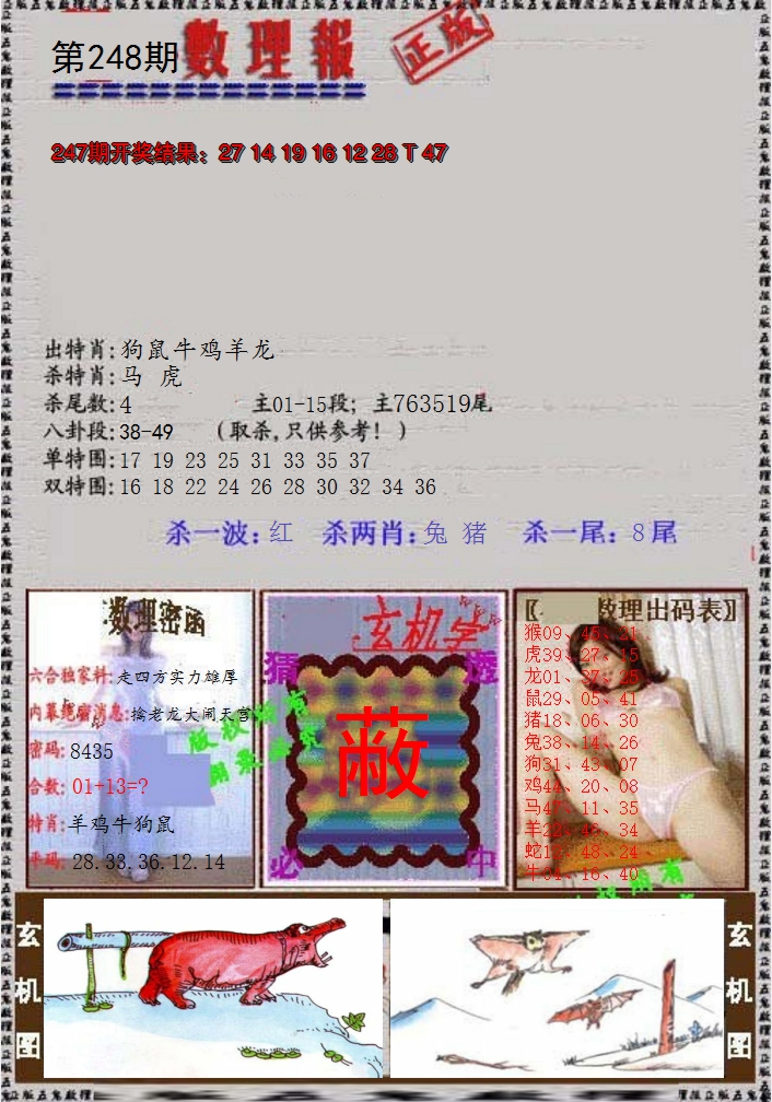2024248期数理报