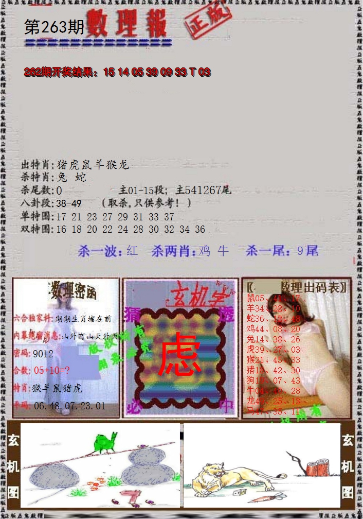 2024263期数理报