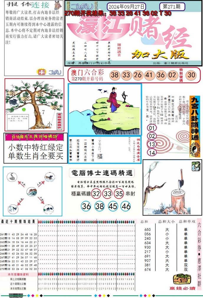 2024271期濠江赌经A加大版