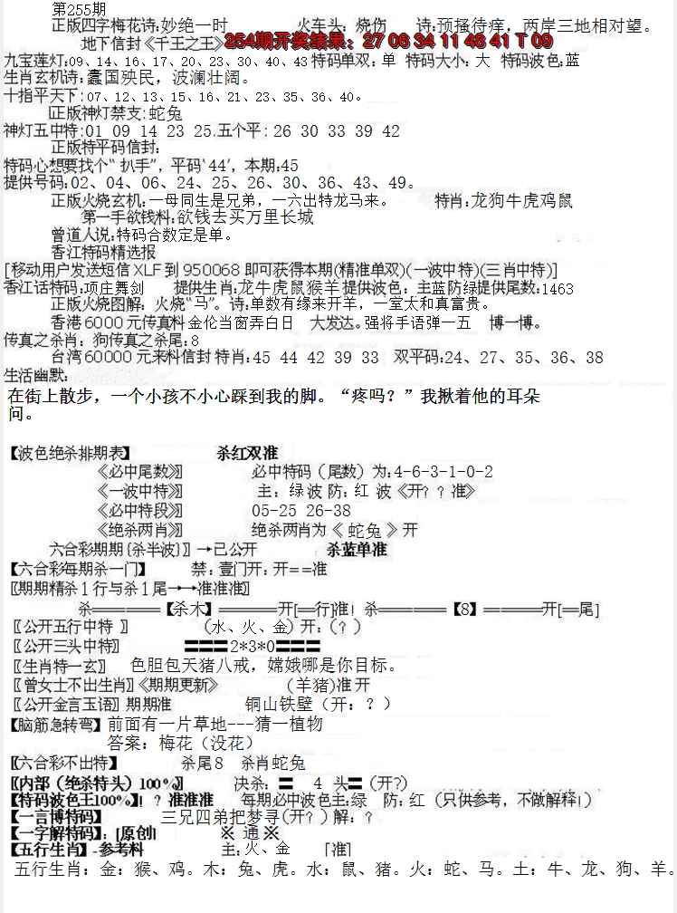 2024255期先锋总刚B