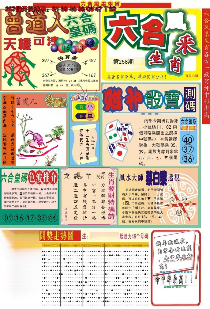 2024258期六合风采A