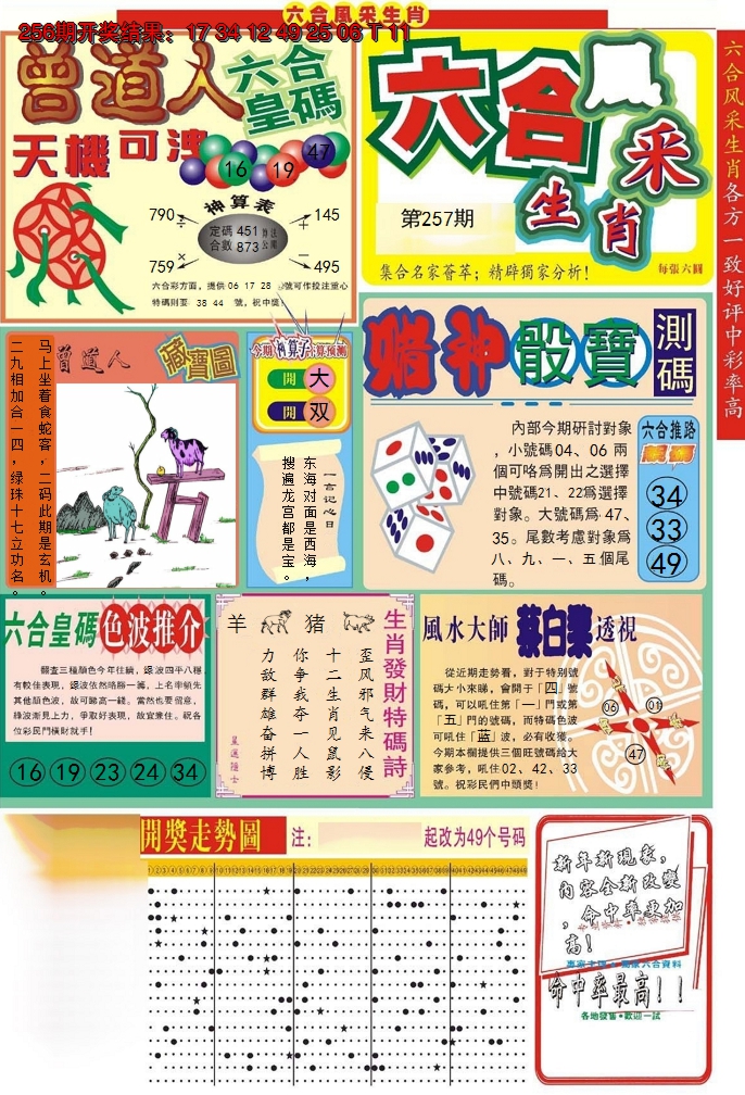 2024257期六合风采A