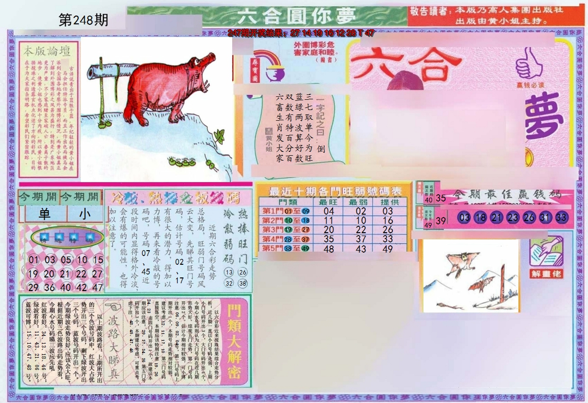 2024248期(新版)六合圆你梦A