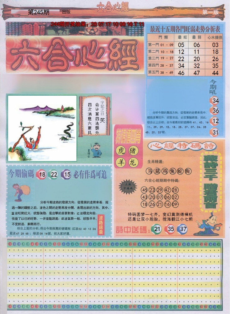 2024245期六合心经A
