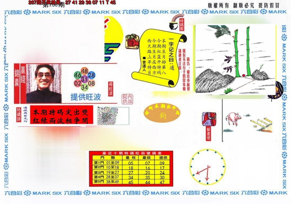 2024268期特码王(信封)