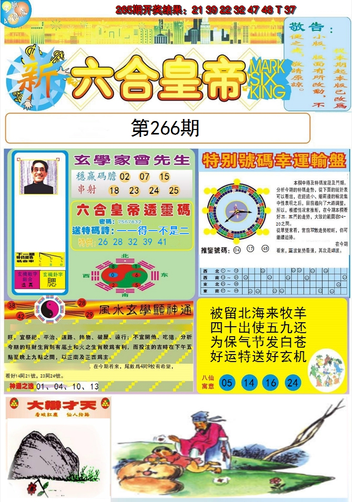 2024266期六合皇帝A