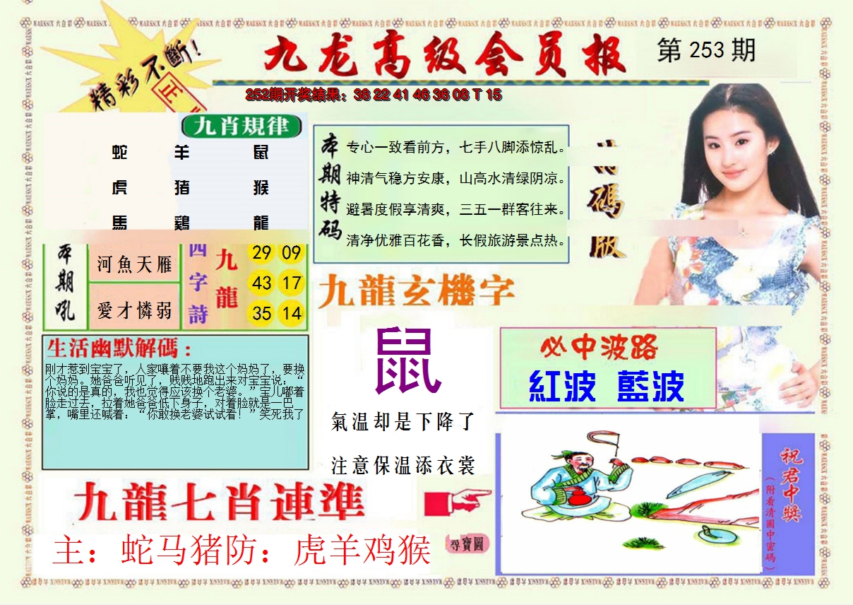 2024253期九龙高级会员报