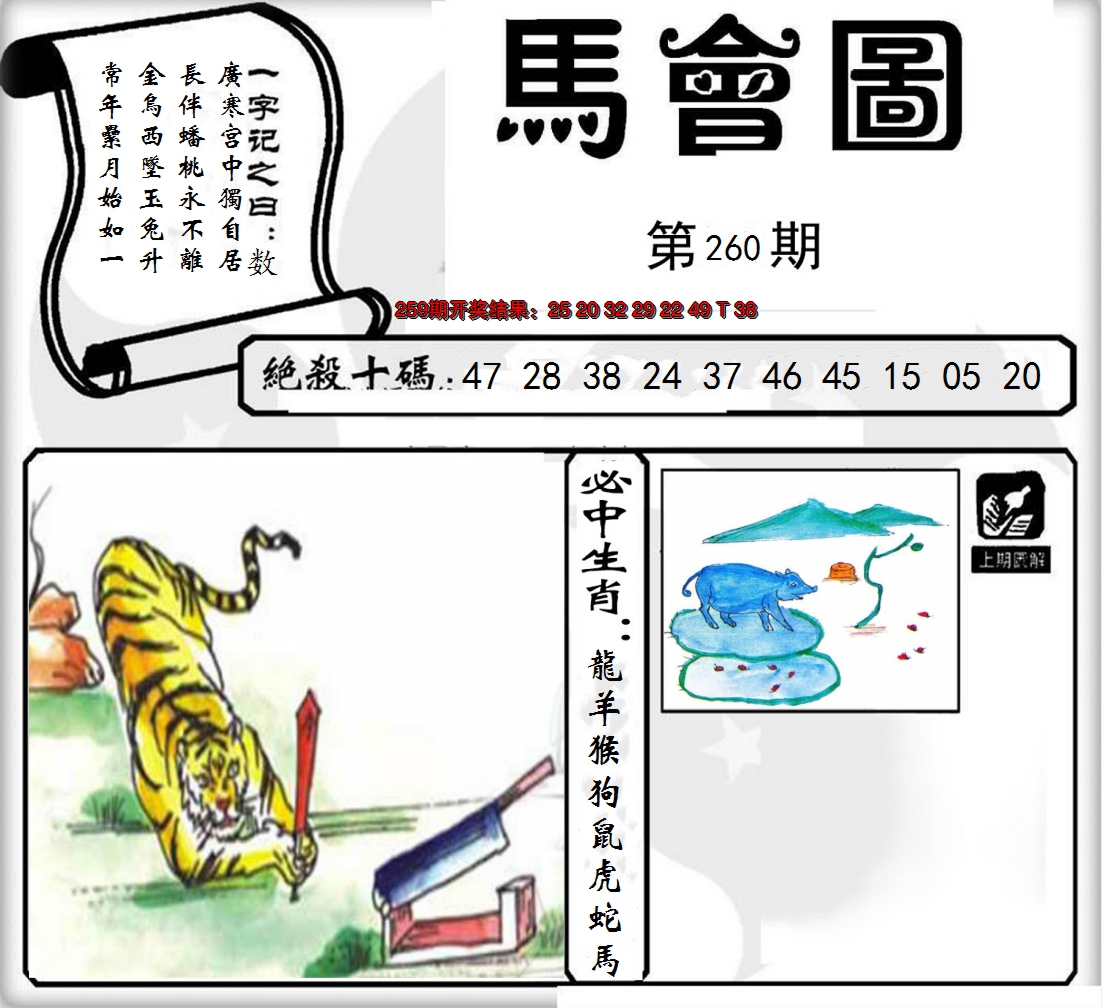 2024260期马会图