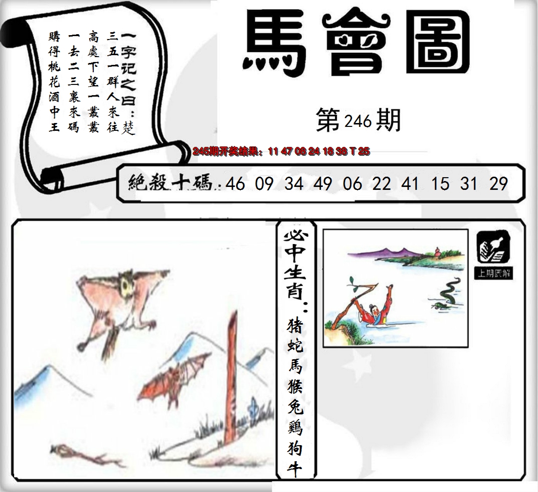 2024246期马会图