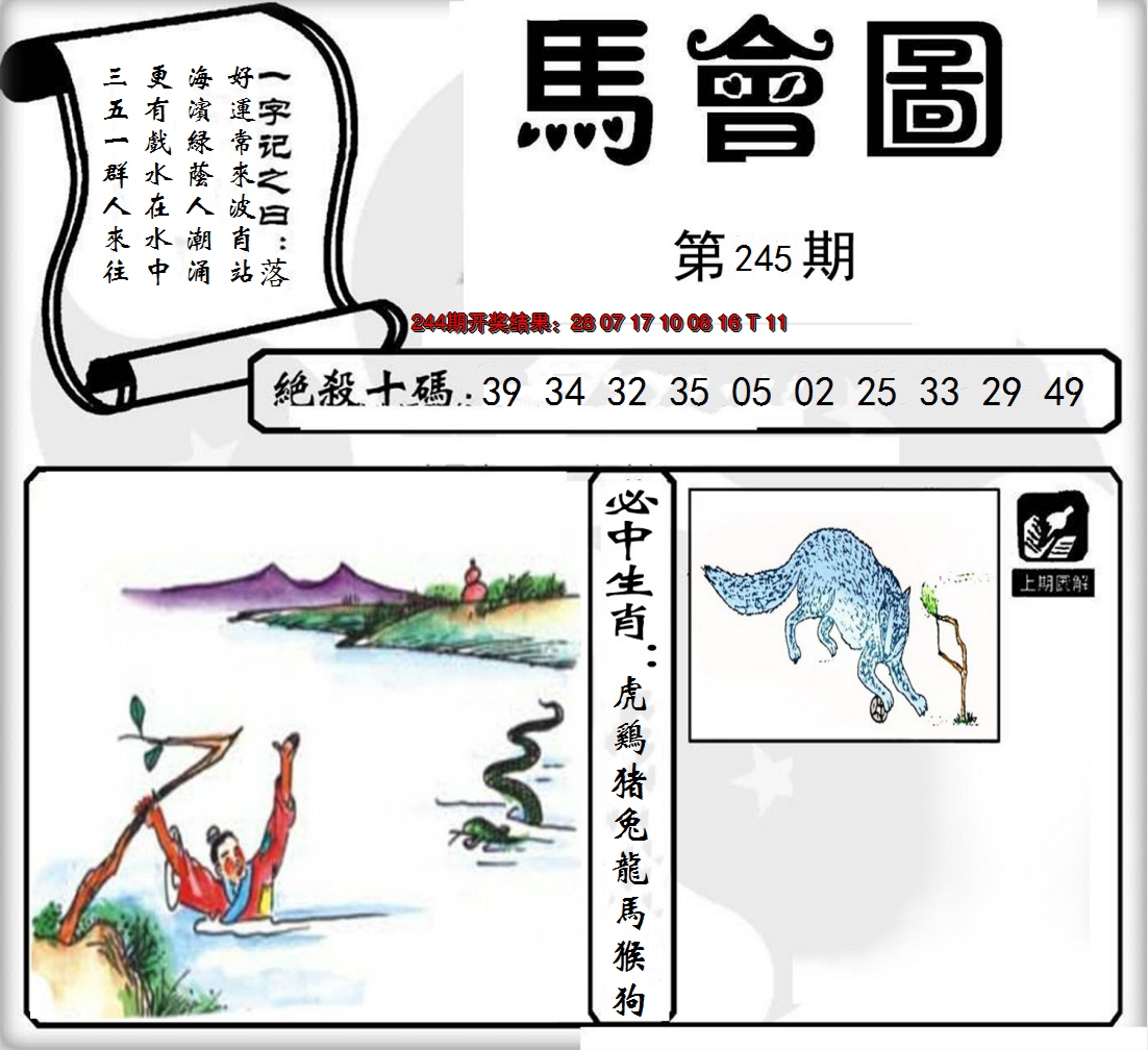 2024245期马会图