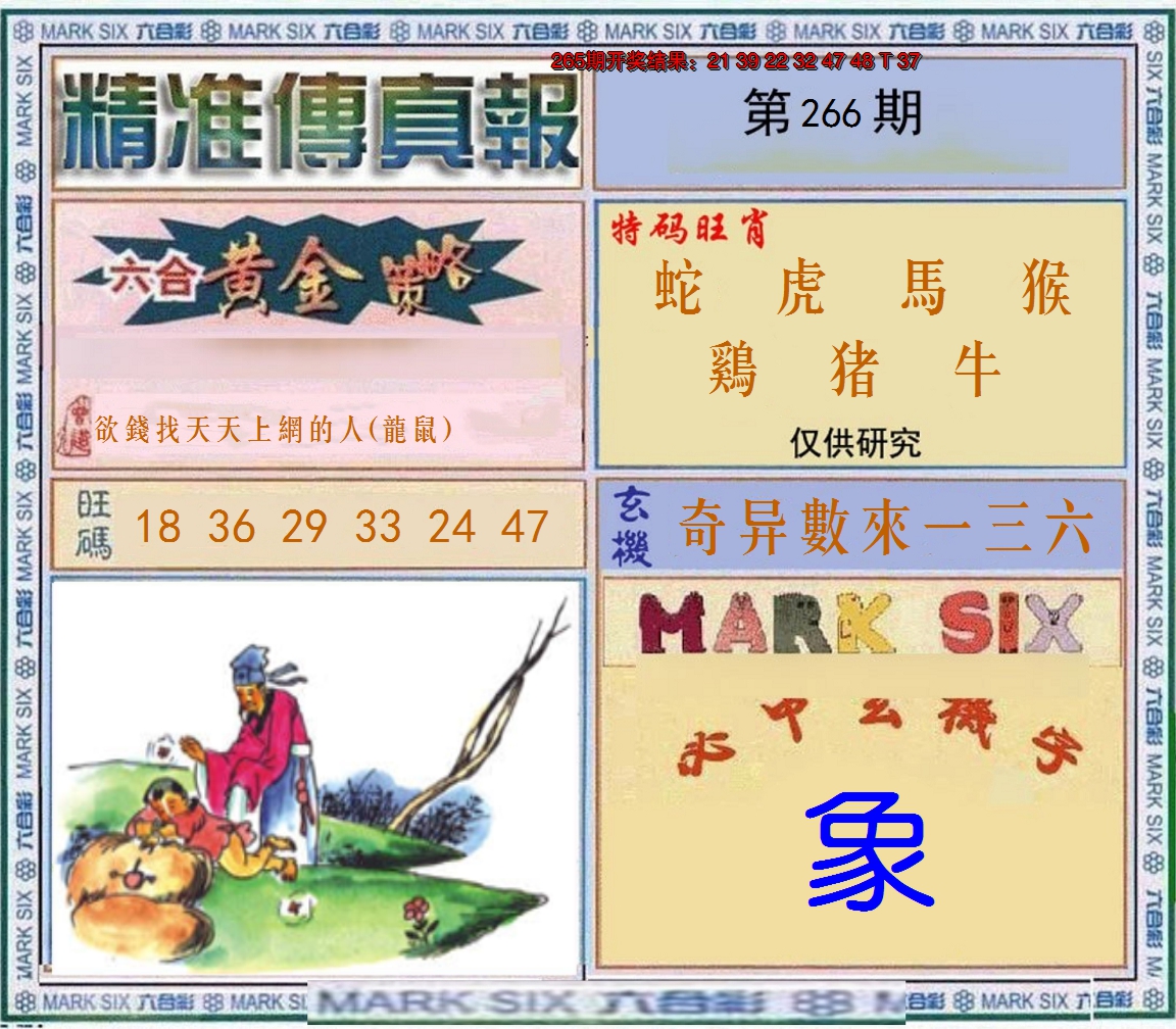 2024266期精准<傳真報>