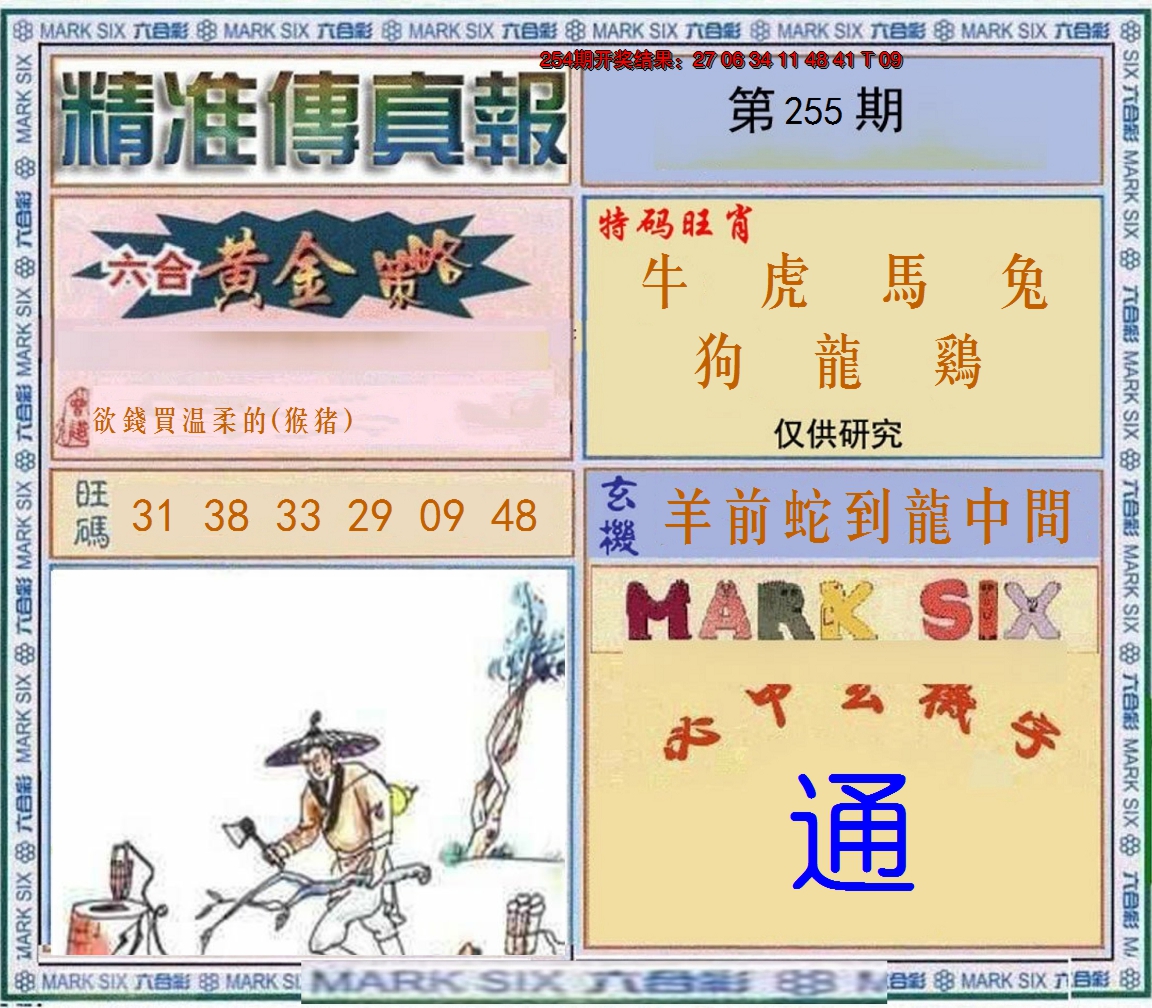 2024255期精准<傳真報>