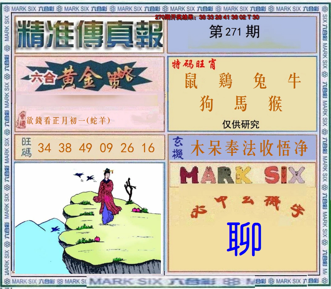 2024271期精准<傳真報>
