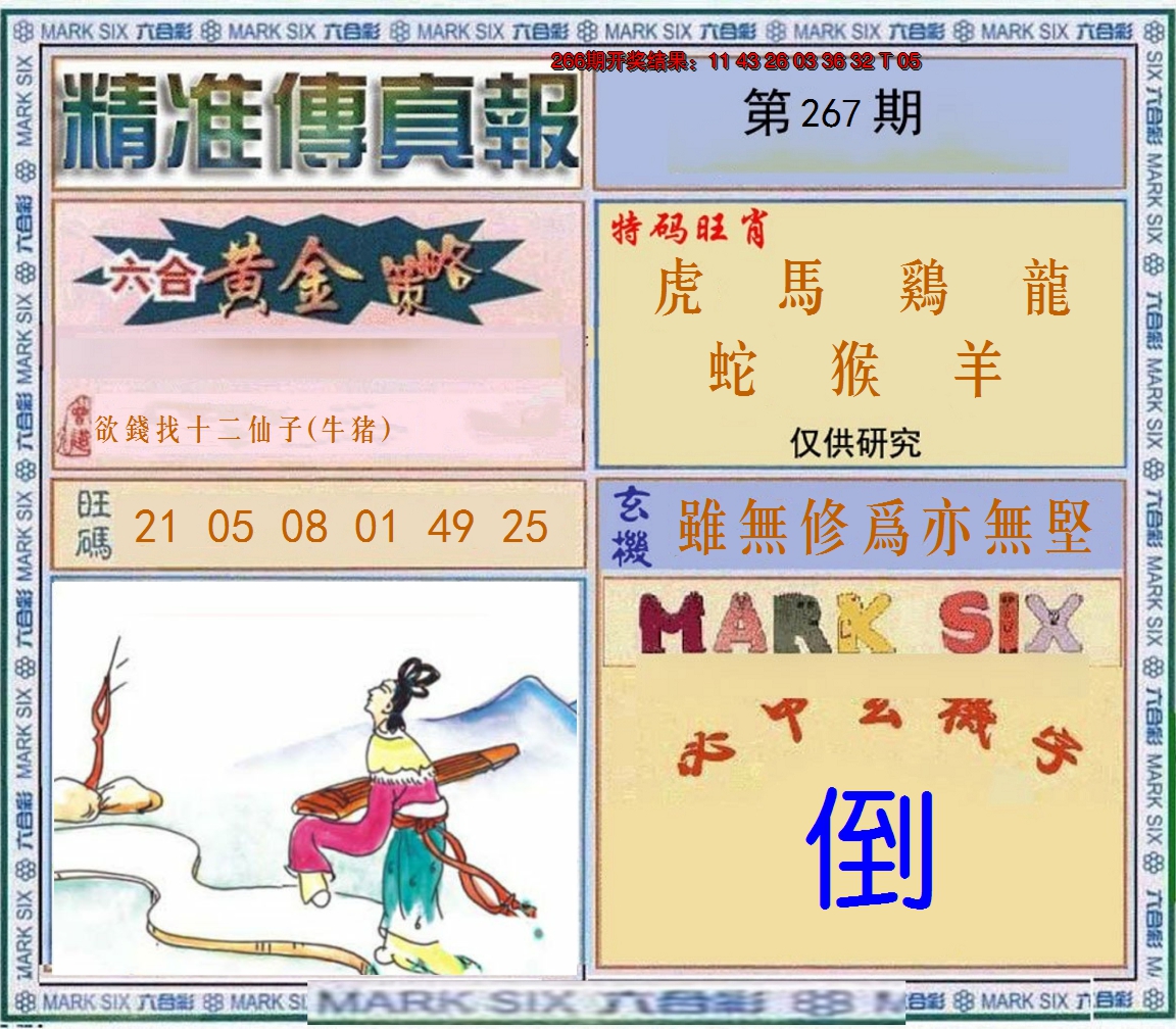2024267期精准<傳真報>