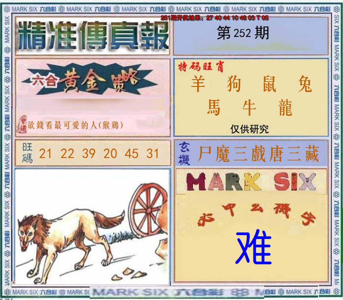 2024252期精准<傳真報>