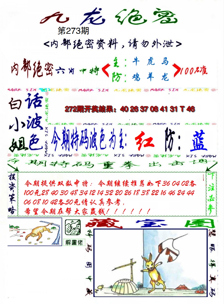 2024273期九龙密报