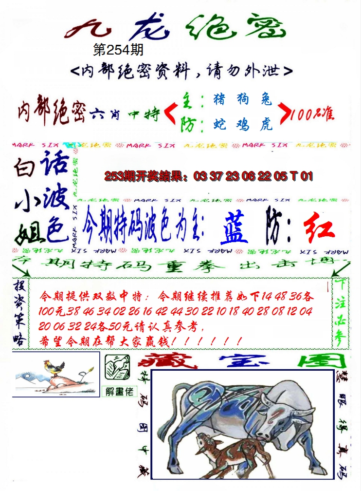 2024254期九龙密报