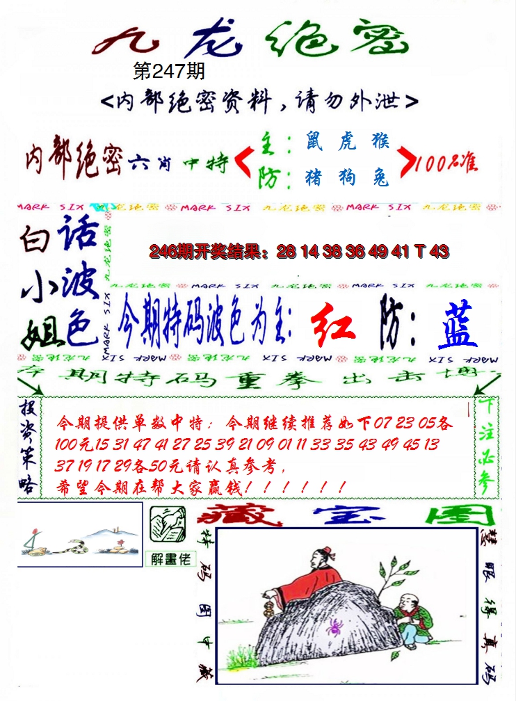 2024247期九龙密报