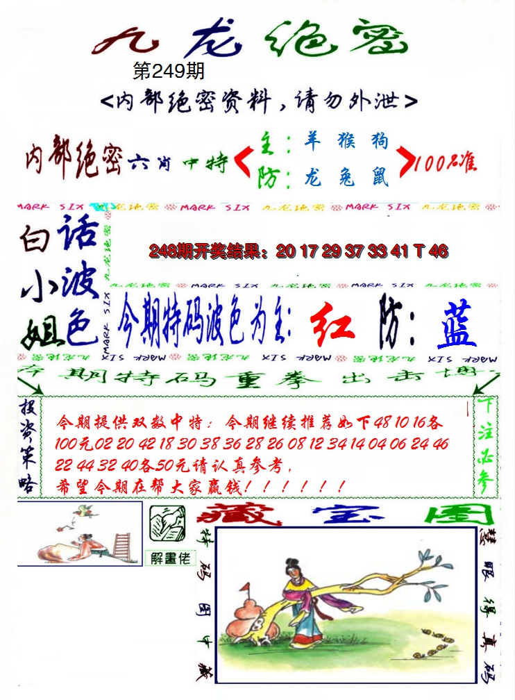 2024249期九龙密报