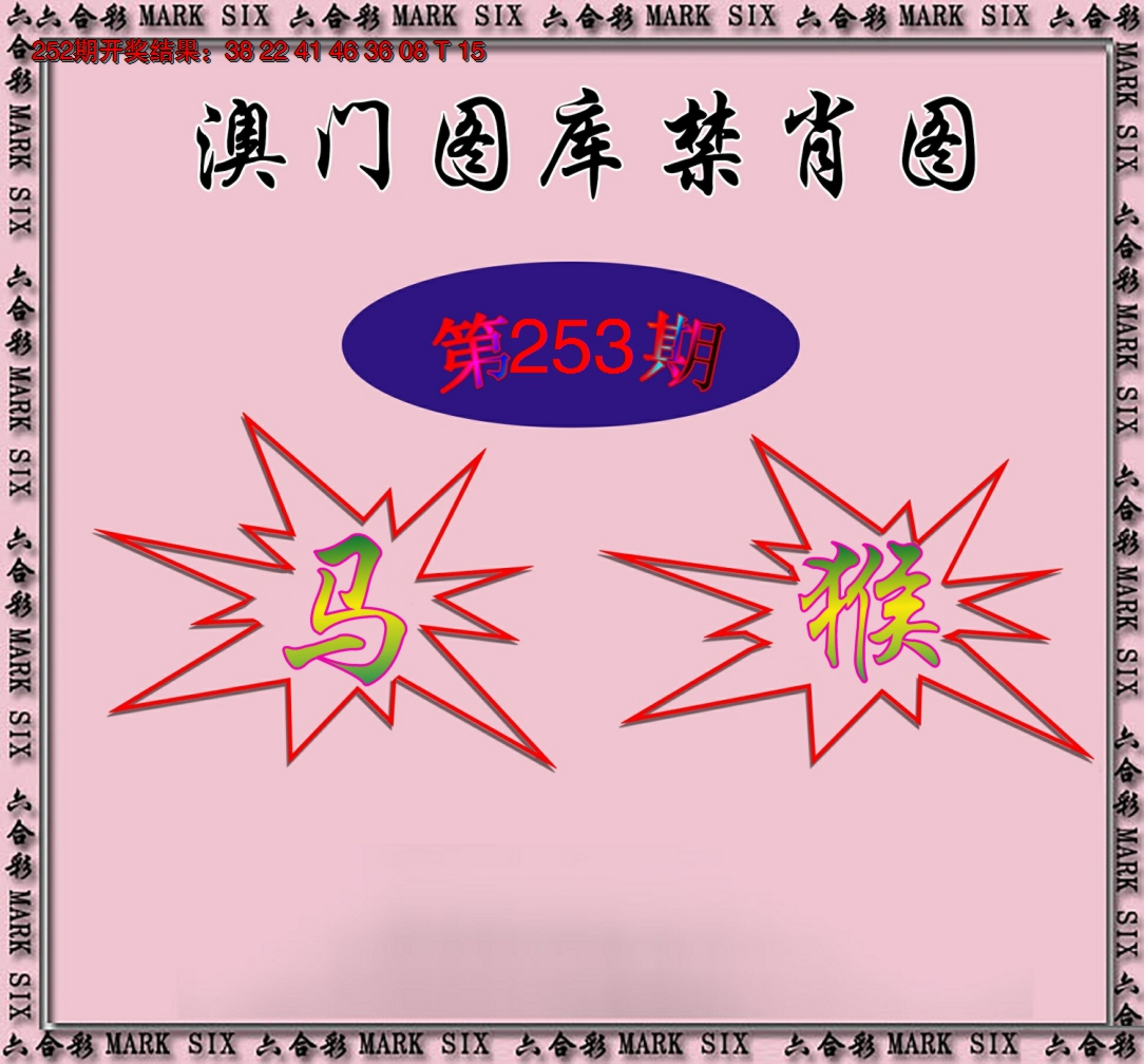 2024253期统一禁肖图