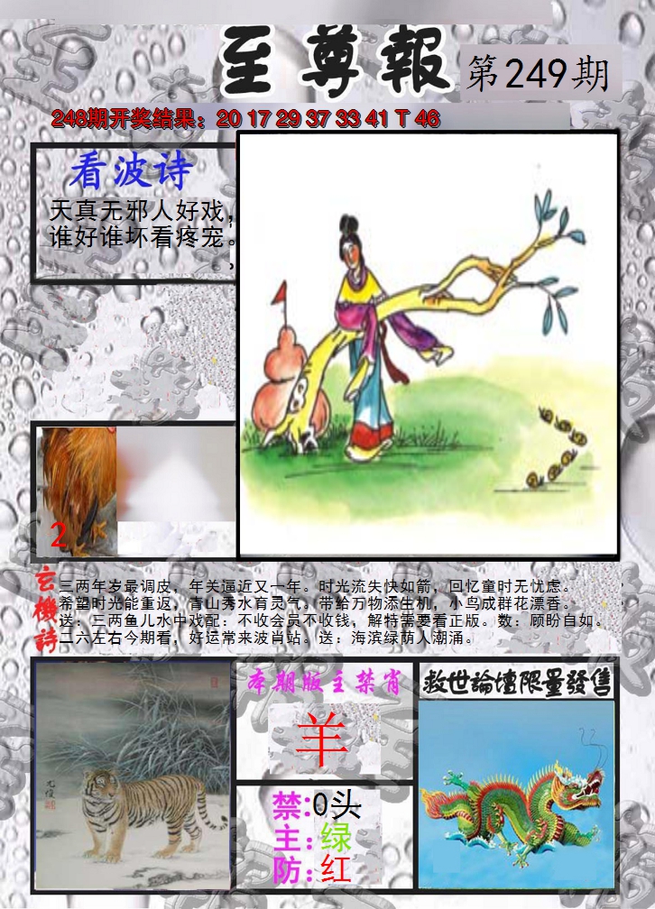 2024249期至尊报