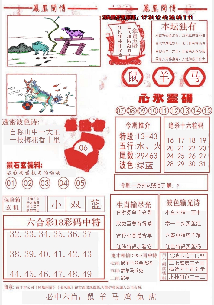 2024257期凤凰闲情B