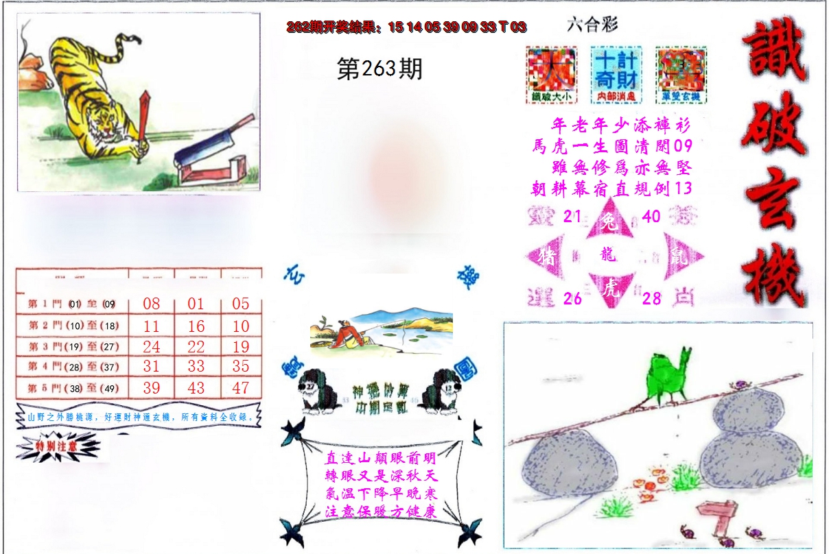 2024263期识破玄机