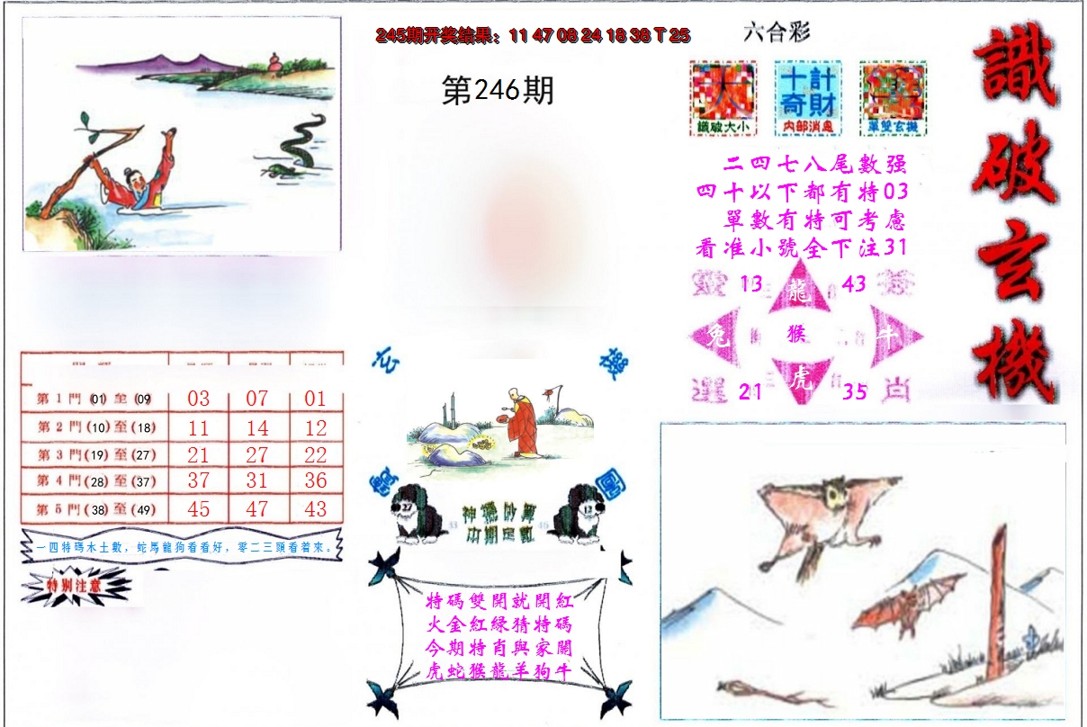 2024246期识破玄机