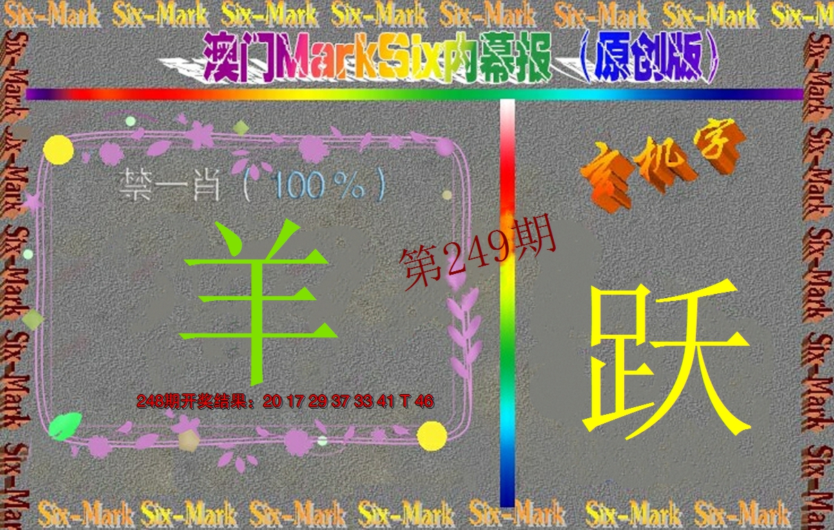 2024249期赛马会内幕报(原创版）