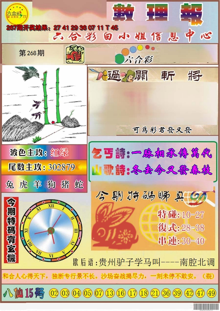 2024268期九龙数理报