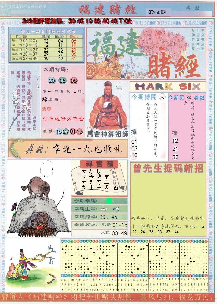 2024250期福建赌经A