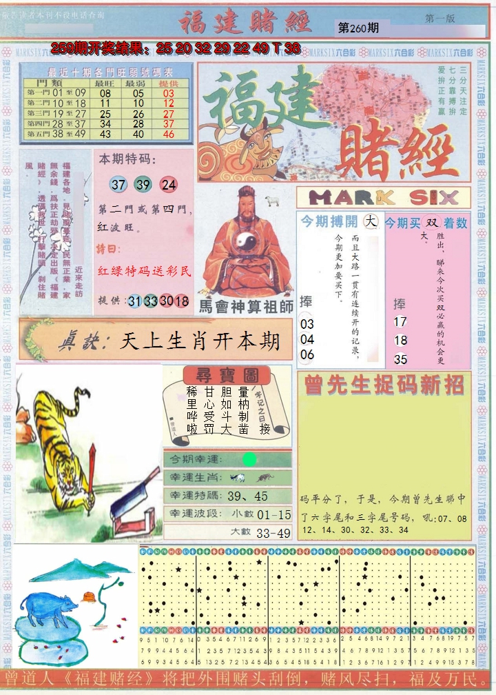 2024260期福建赌经A