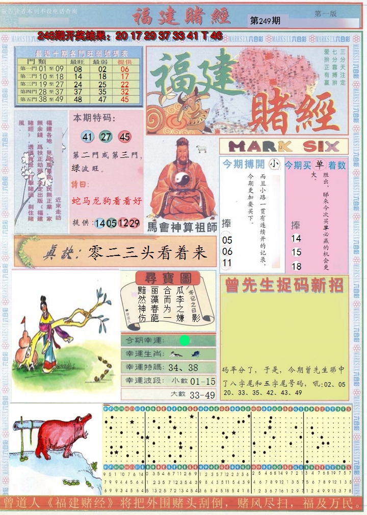 2024249期福建赌经A