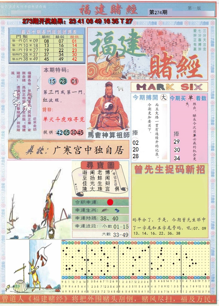 2024274期福建赌经A