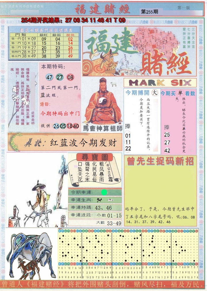 2024255期福建赌经A