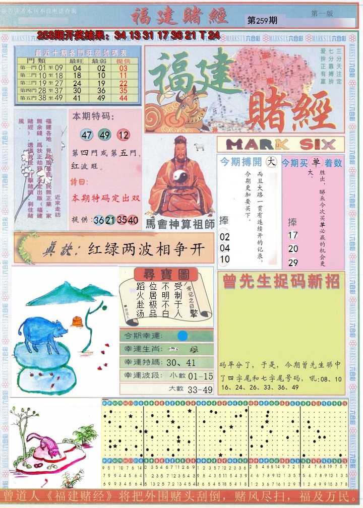 2024259期福建赌经A