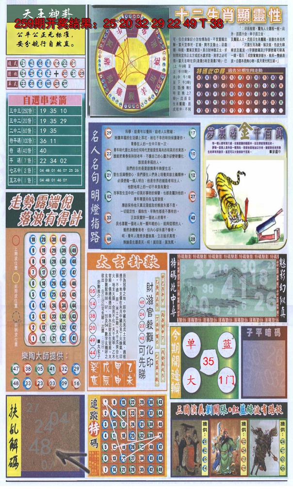 2024260期新报跑狗-2(背面)
