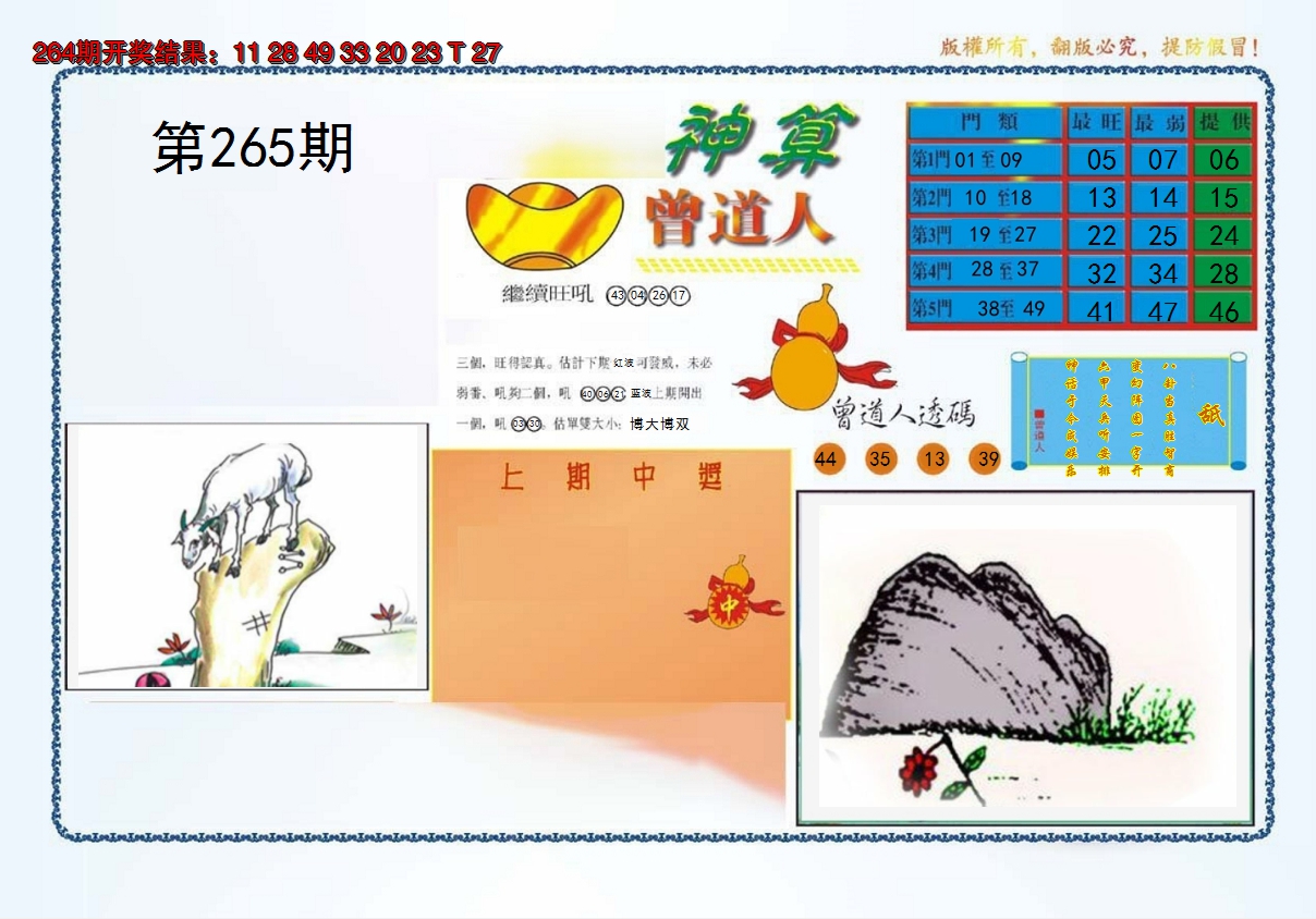 2024265期4-神算