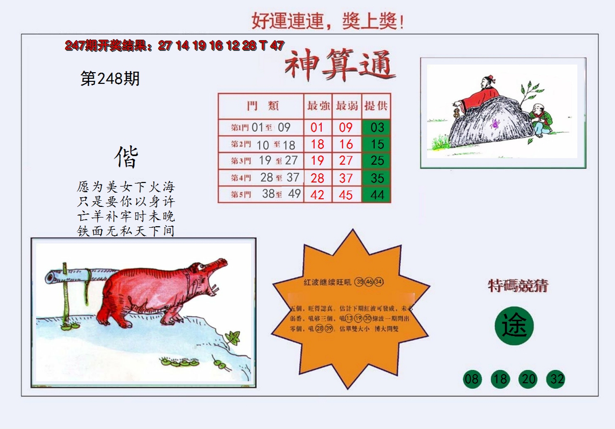 2024248期4-台湾神算